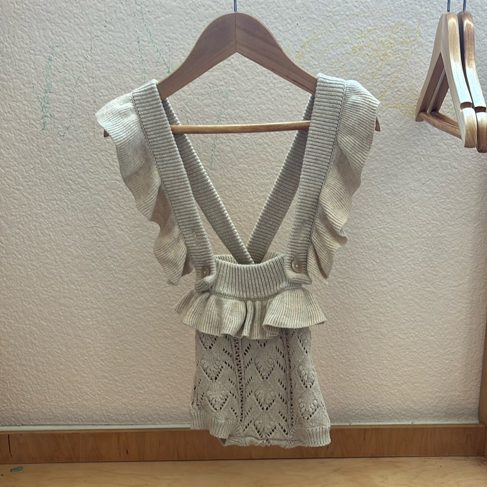 100% cotton coquette playsuit 1Y